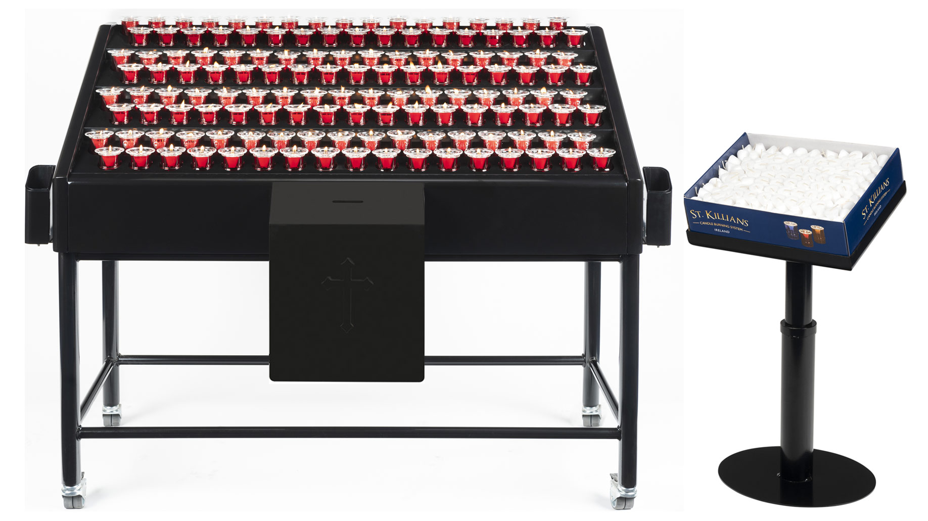 Czarny Świecznik Wotywny