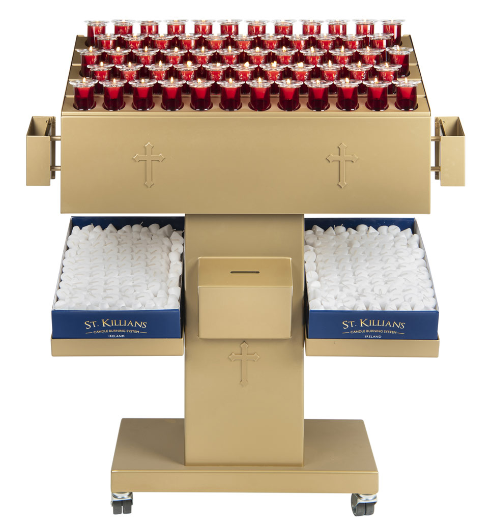 Złoty Świecznik Wotywny do kościoła