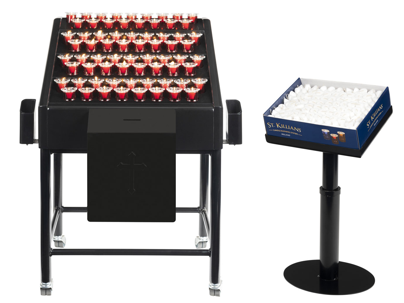 Czarny Świecznik Wotywny