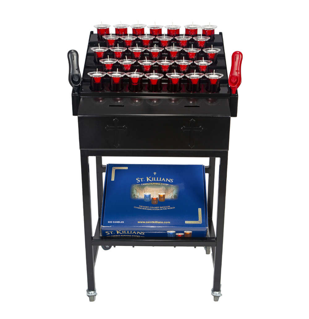 Czarny Świecznik Wotywny